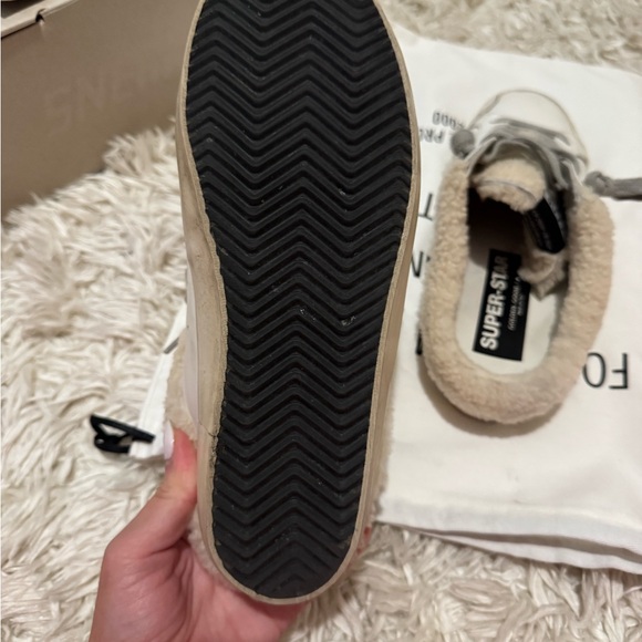 Golden Goose Superstar Sabot Sneaker Mules white leather with Shearling Lining - Picture 5 of 12